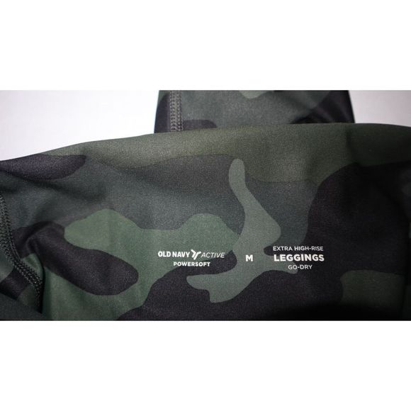 Old Navy Active Core 646824 Women's Sz M Camo High-Rise Go-Dry Leggings - Picture 7 of 8